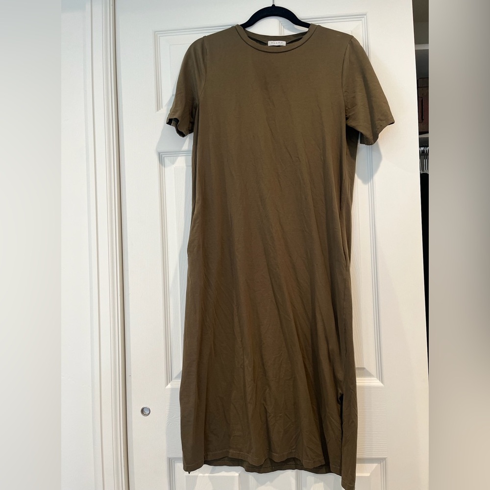 Bohme Olive Long Sleeve Dress